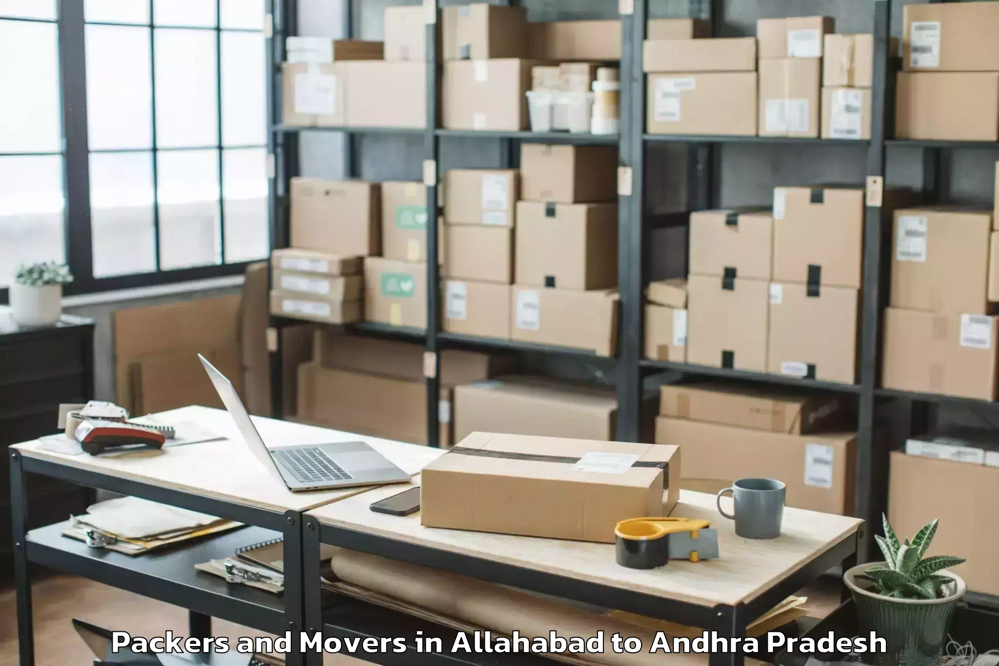 Book Allahabad to Ganapavaram Packers And Movers